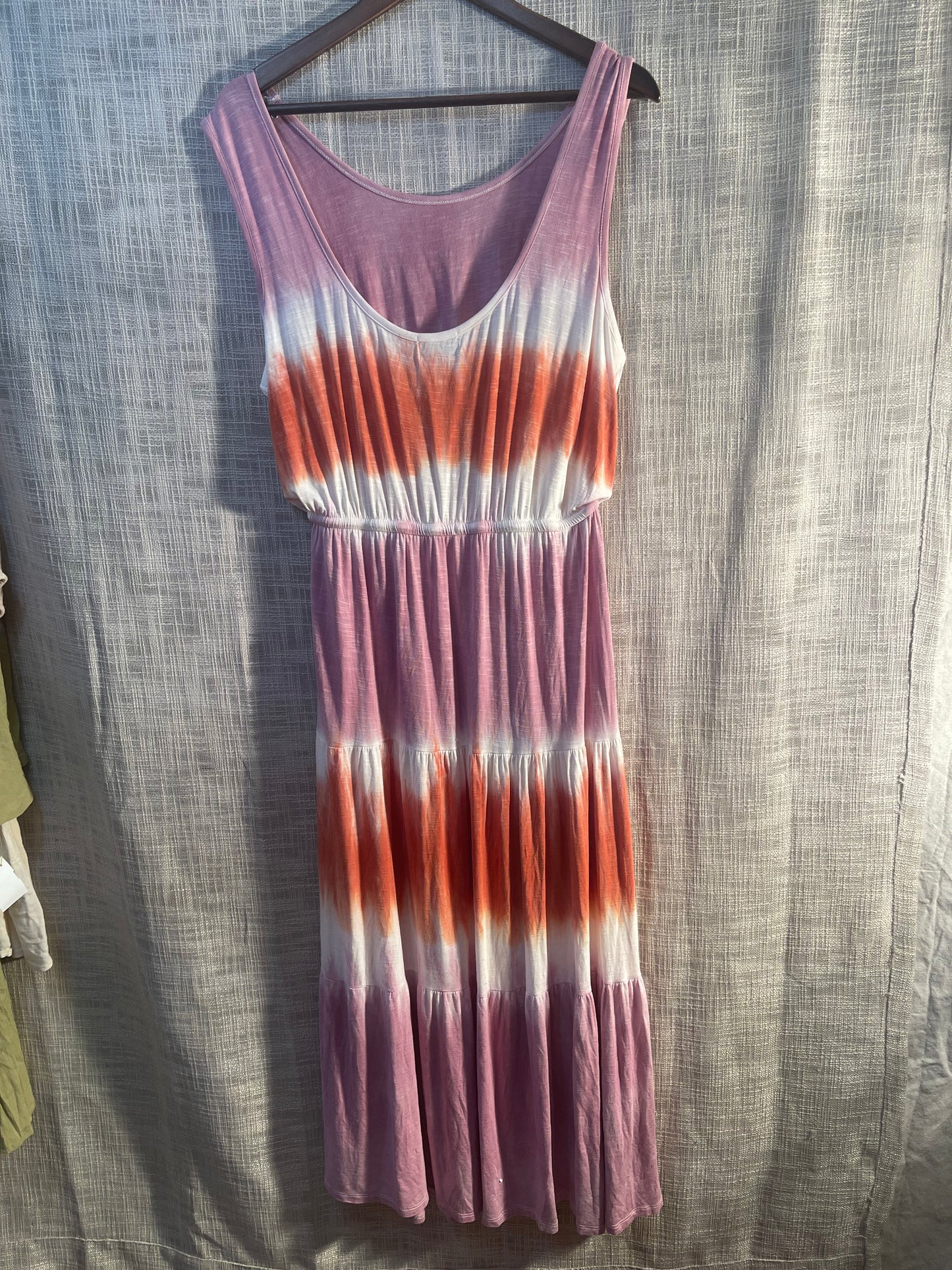 Tie dye sundress, beach dress, resort ware