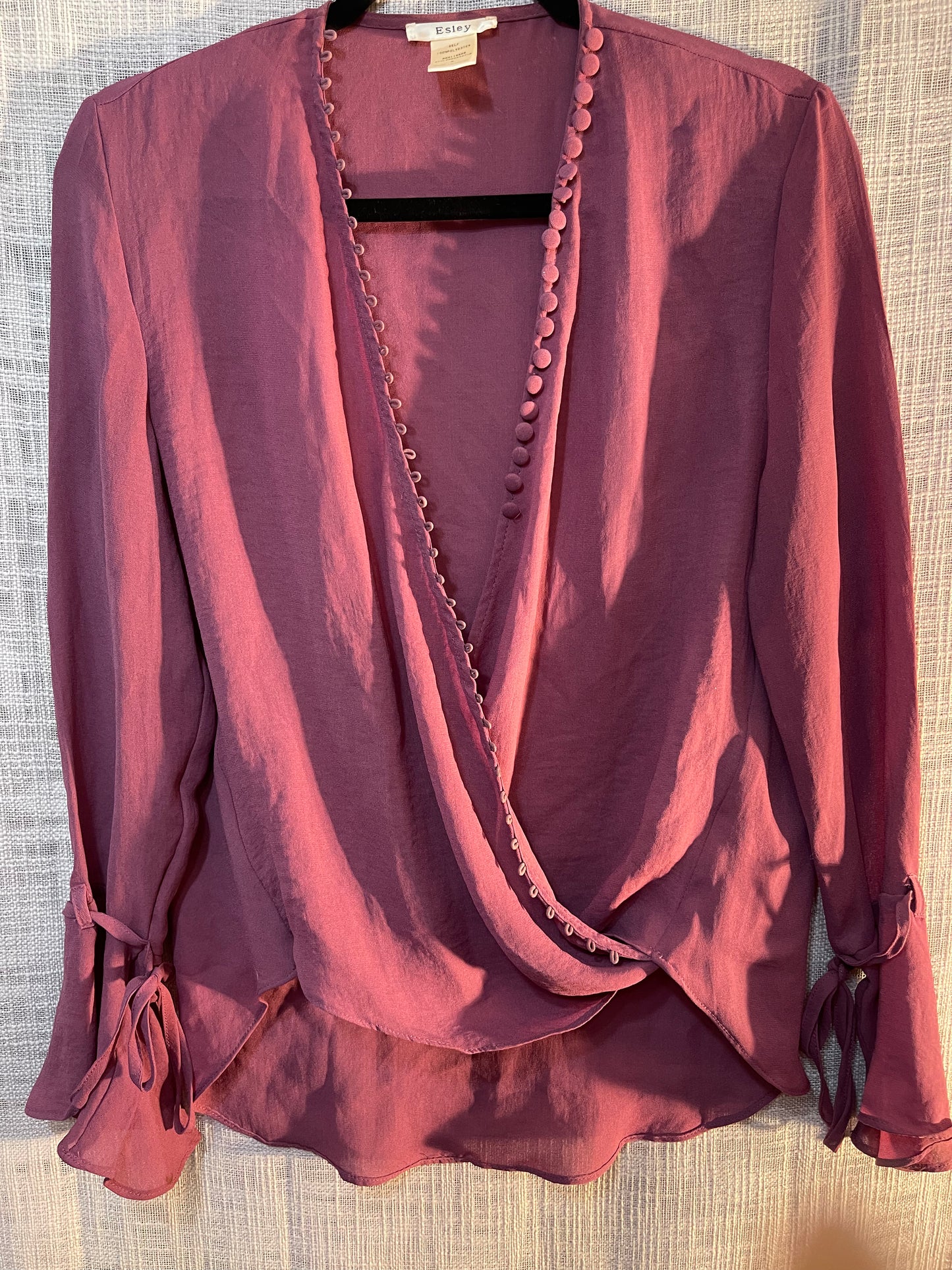 Esley wrap blouse
