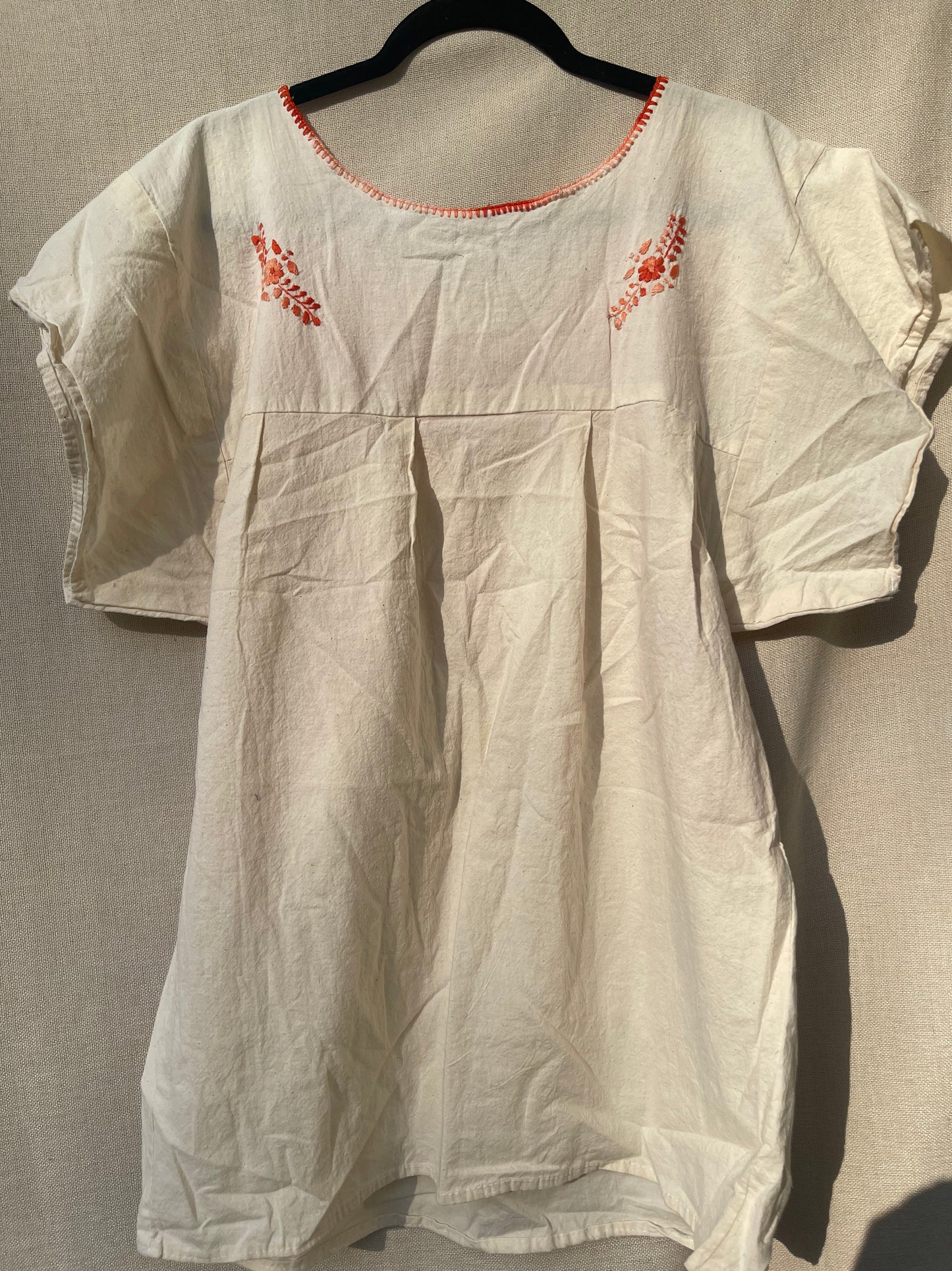 embroidered boho smock