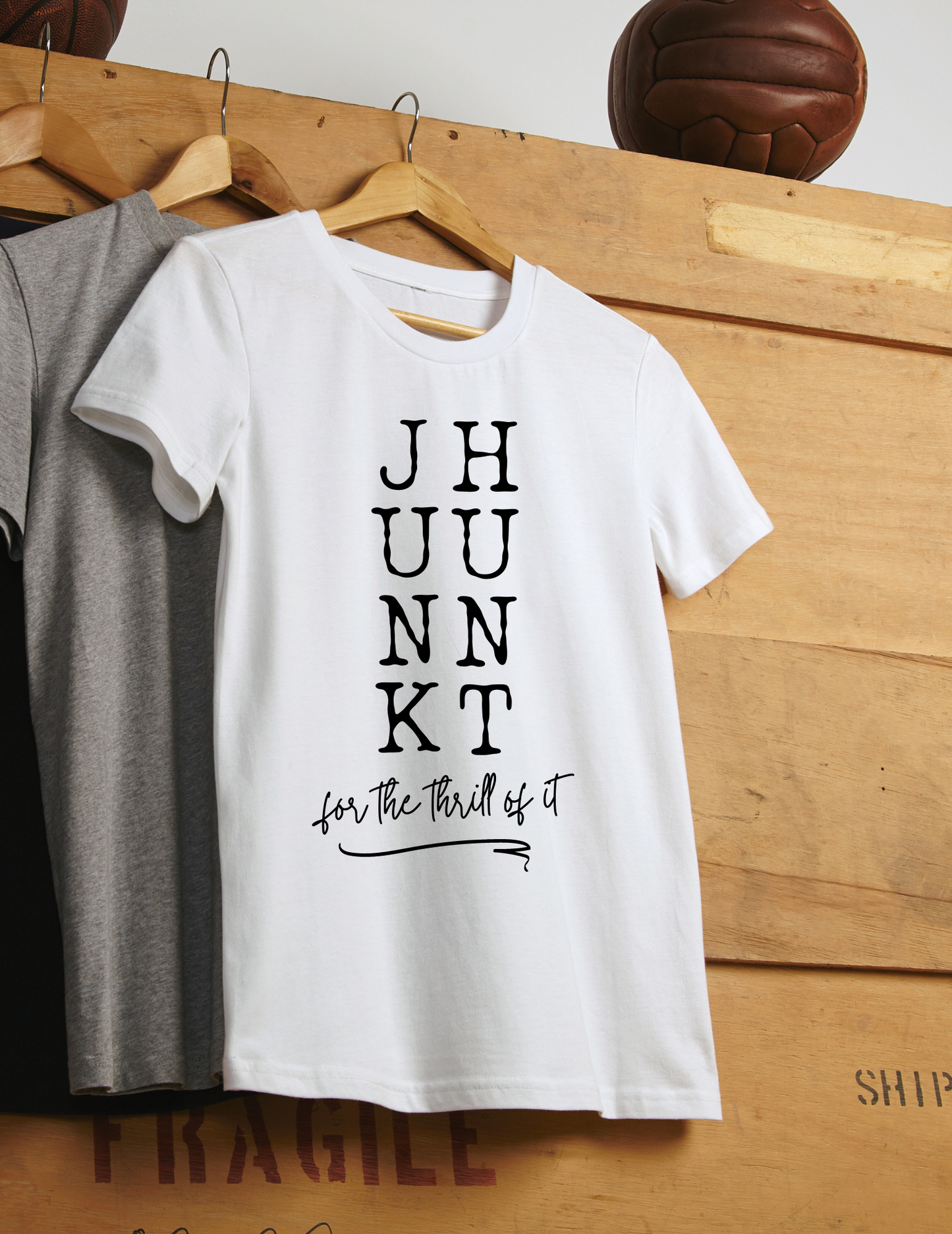 Thrifter t shirt, junk life t shirt,