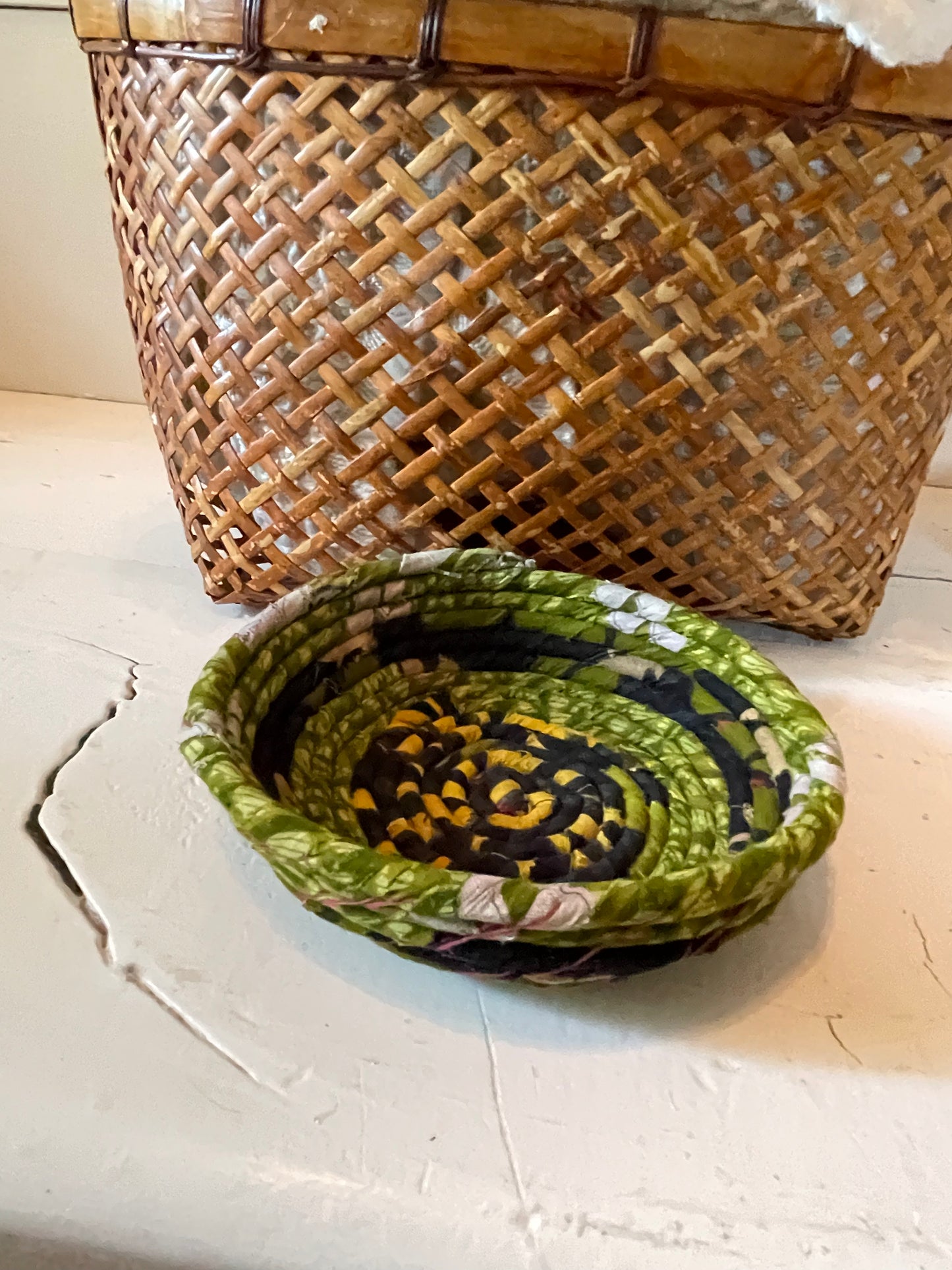 Fabric bowl, handcrafted fabric bowl