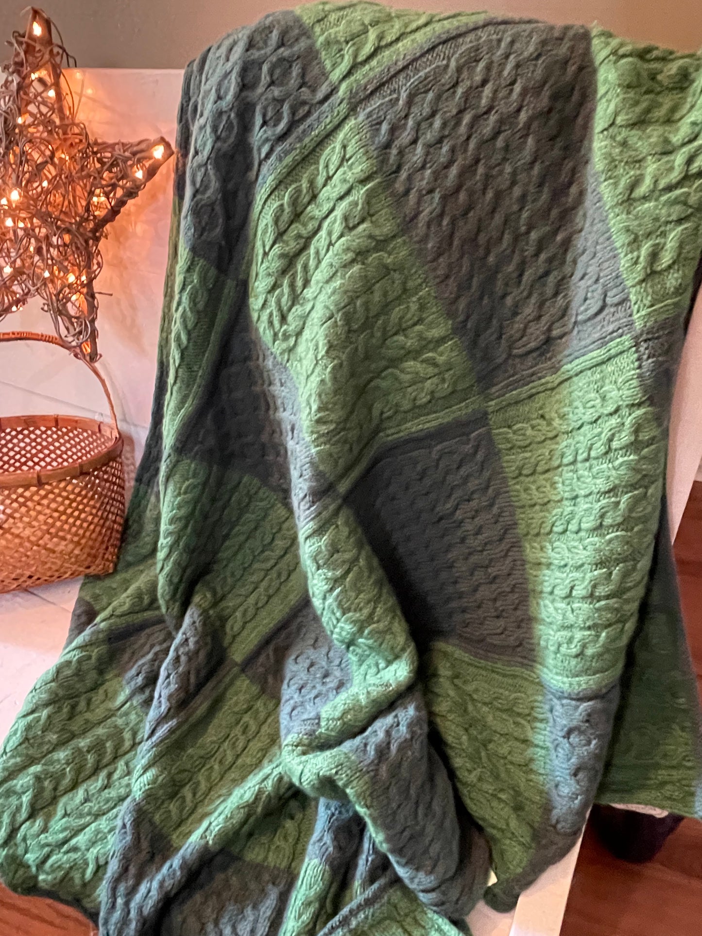 Standun spiddal Irish merino wool blanket