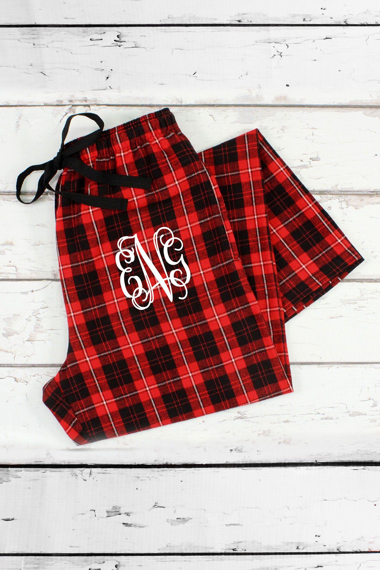 Plaid flannel pants, lounge pants, ga girls team pants