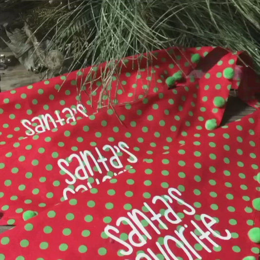 Santa’s favorite dog bandana