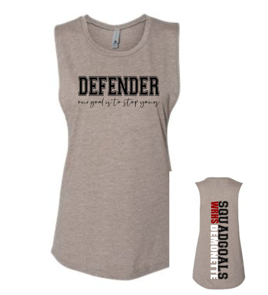 soccer defender tank top,