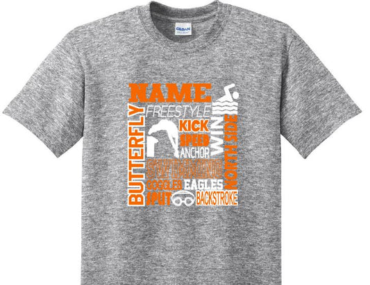 short sleeve swim team, northside swim team