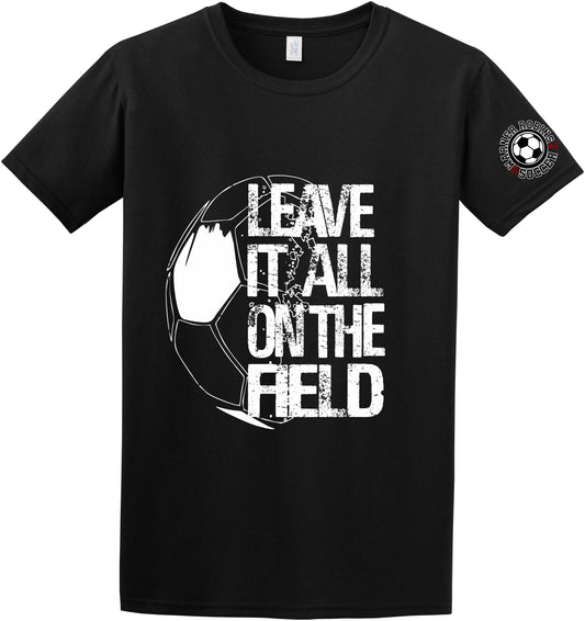 Soccer shirt leave it on the field