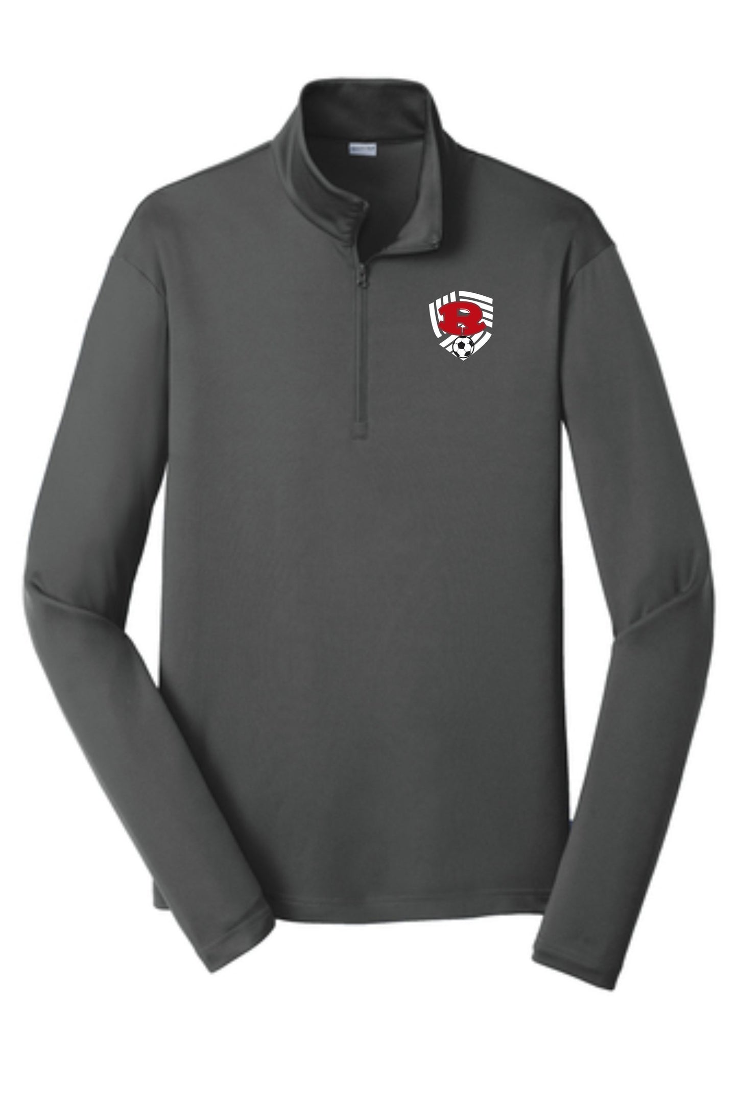 robins soccer quarter zip