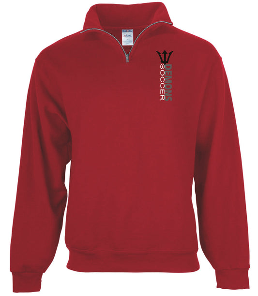Team quarter zip sweatshirt, demons soccer quarter zip