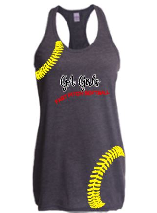 ga girls faastpitch softball tank