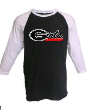 softball raglan t, GA Girls softball