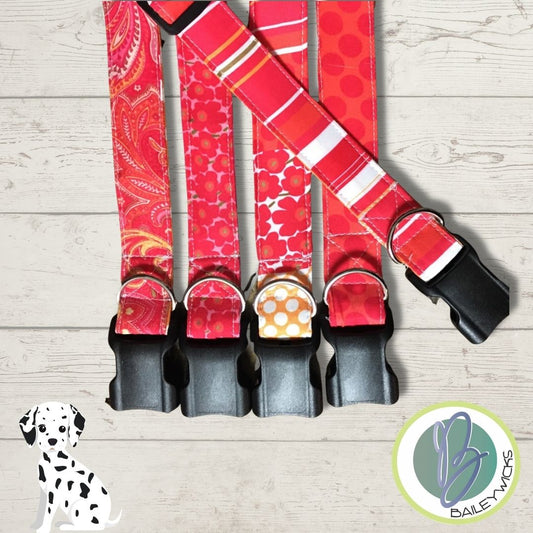 Citrus patterned dog collar