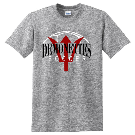 soccer team shirt,  warner robins demons, demonettes