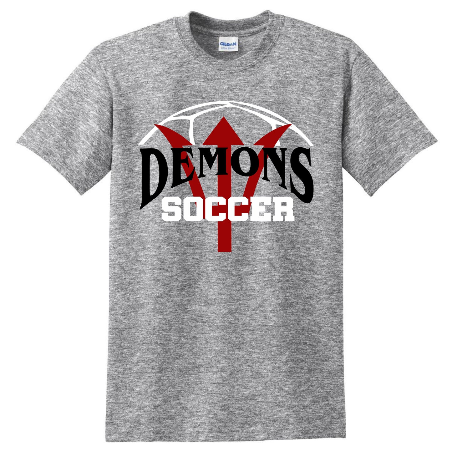 soccer team shirt, warner robins demons, demonettes