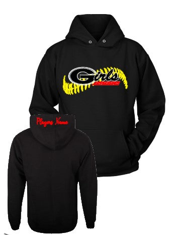 Softball hoodie, softball team hoodie