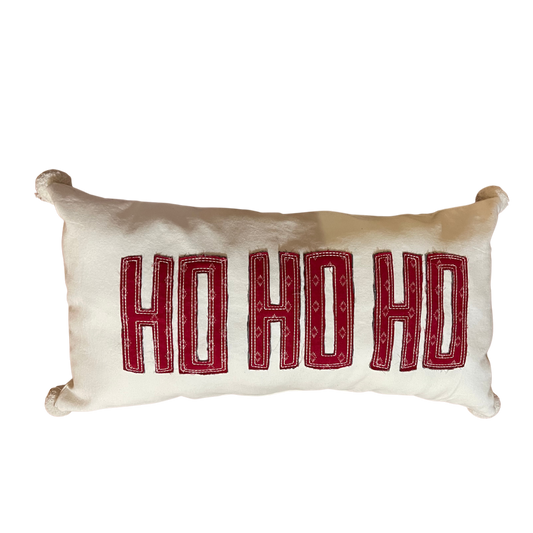 Christmas pillow HO HO HO