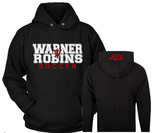 soccer team hoodie, warner robins soccer