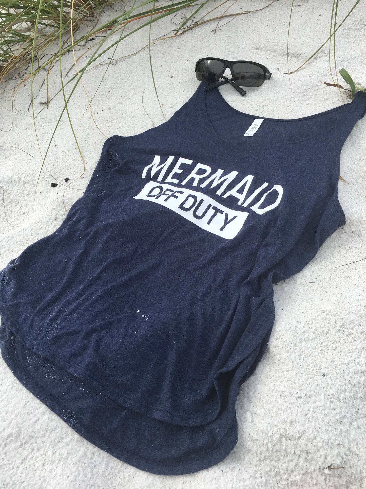 mermaid summer tank top, mermaid off duty