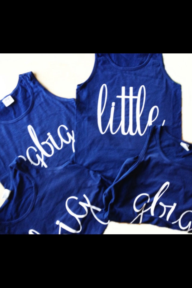 Comfort Color, Big Little shirts