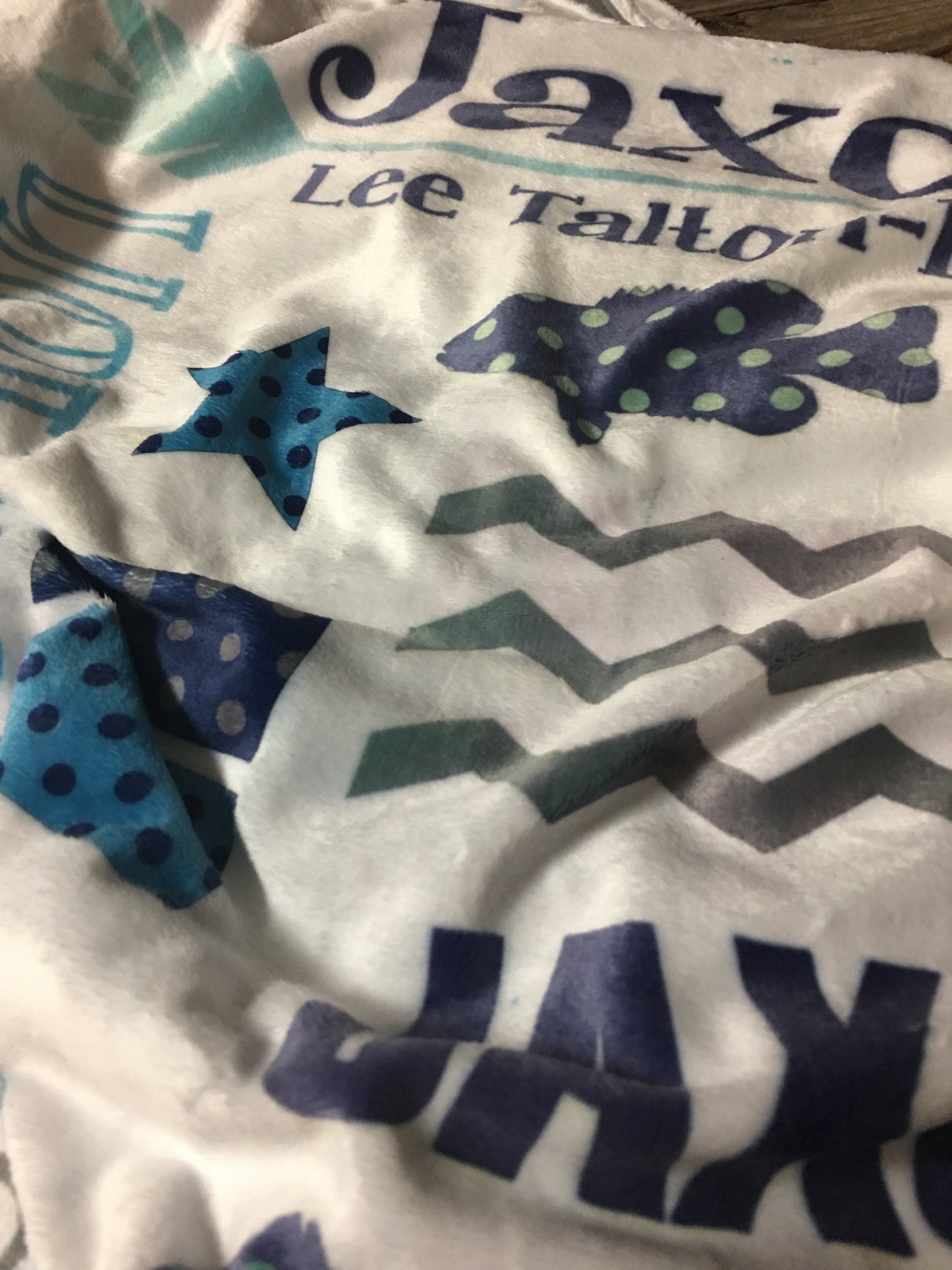 Personalized baby blanket, name baby blanket, customized baby blanket