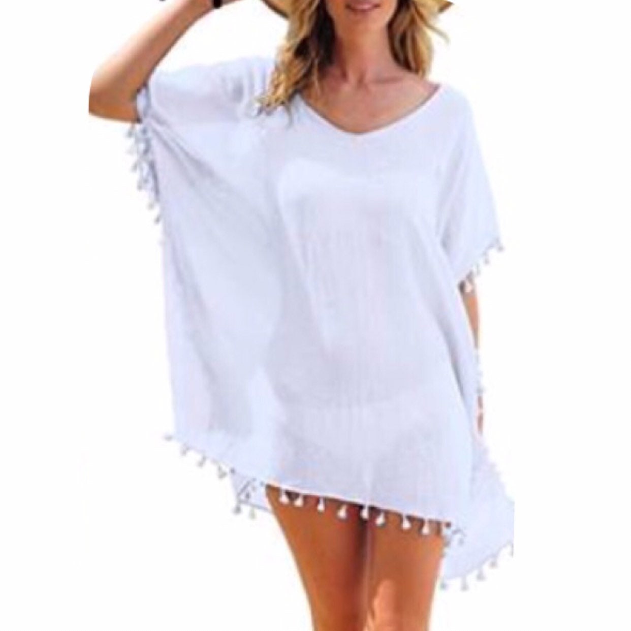 monogrammed beach coverup