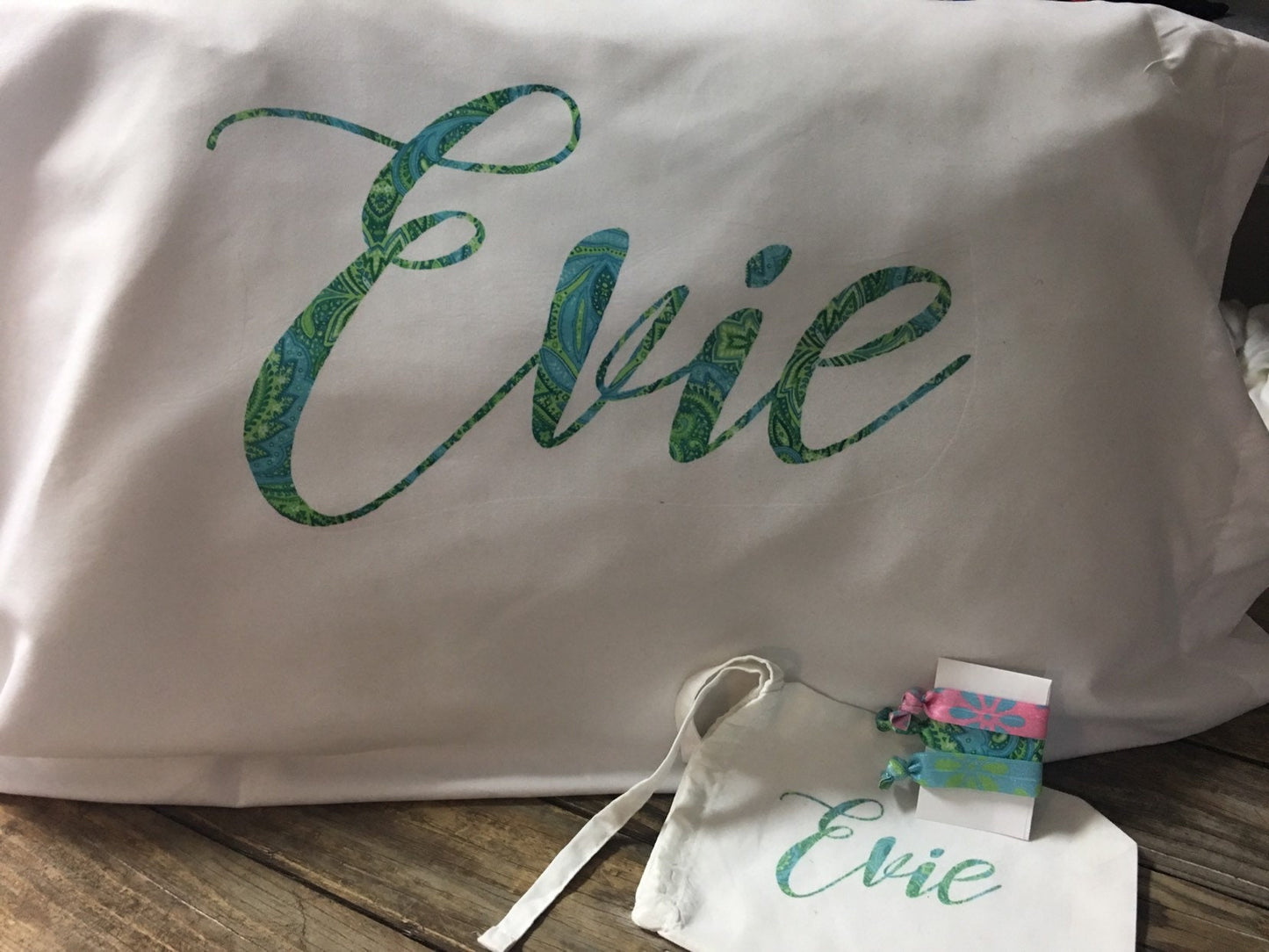 personalized pillow case slumber party