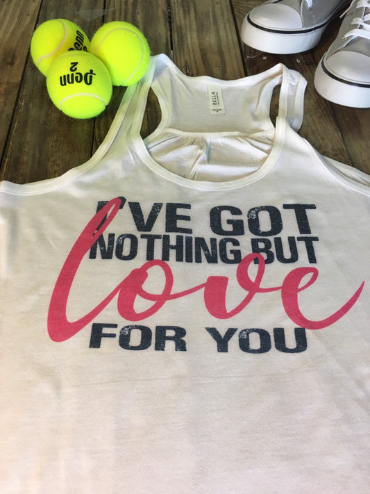 tennis tank top, tennis graphic tank