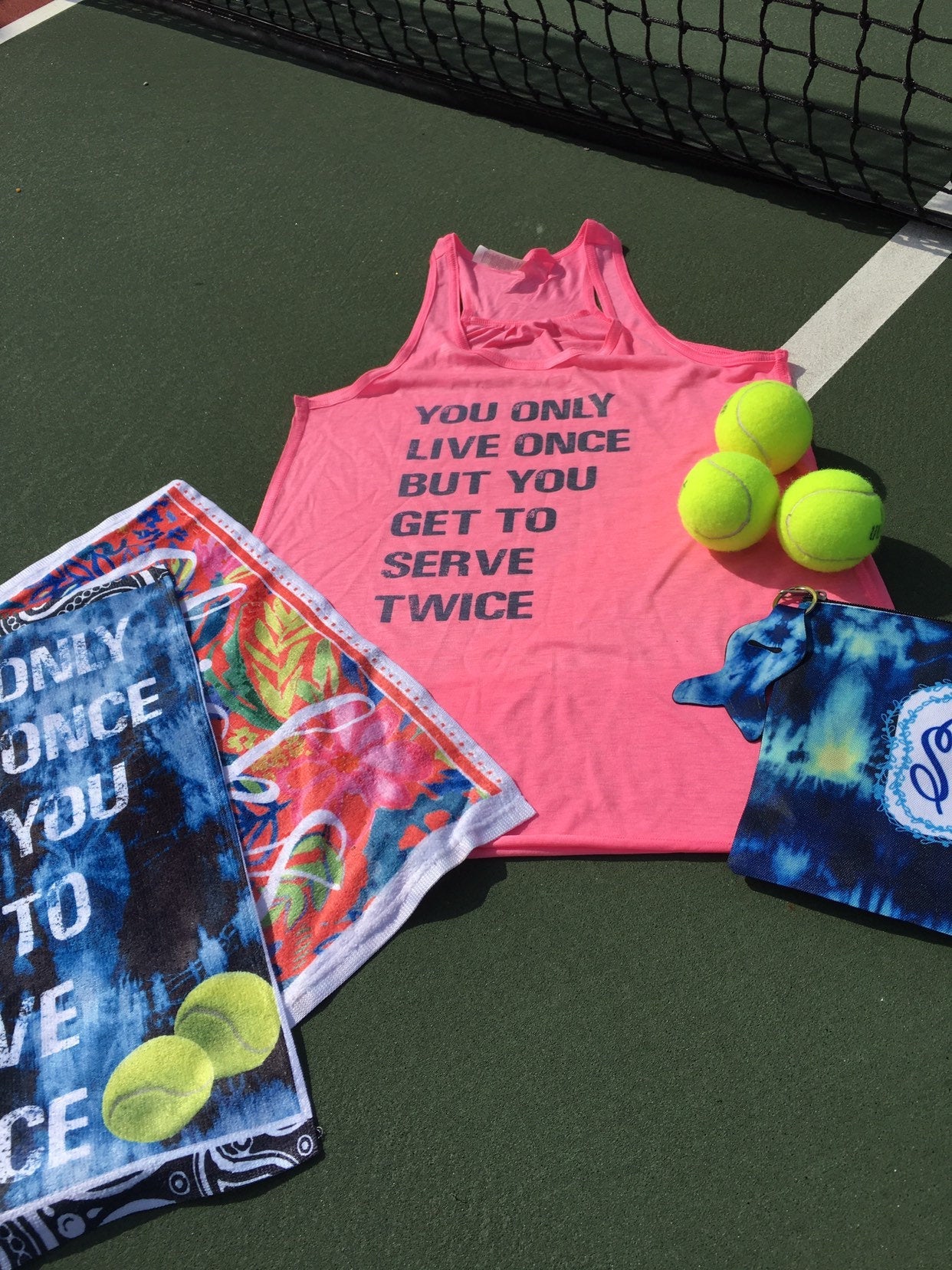 Tennis towel, tennis graphic towel