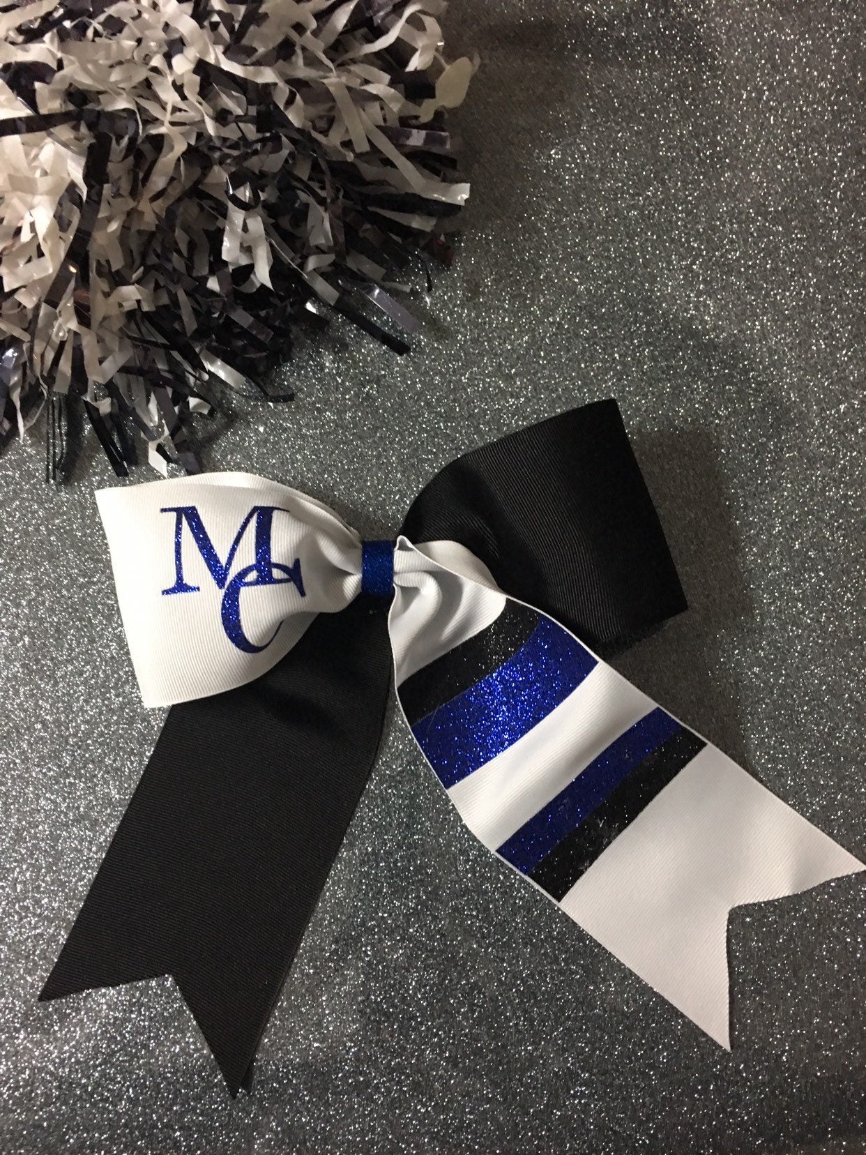 customized cheer bow, team cheer bow