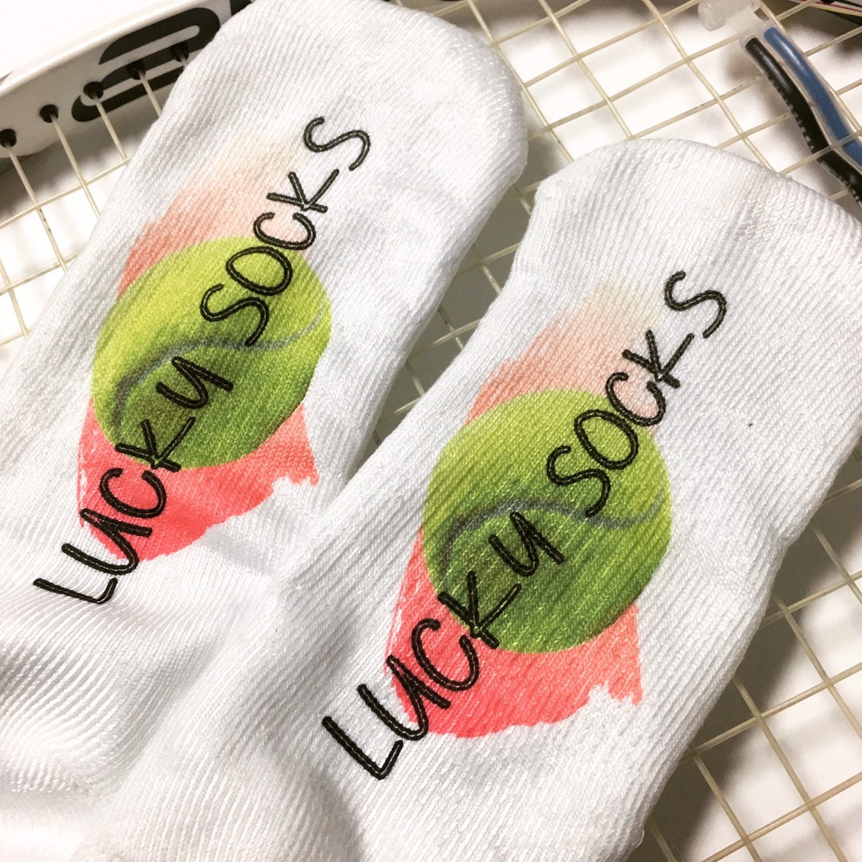 Tennis lucky socks
