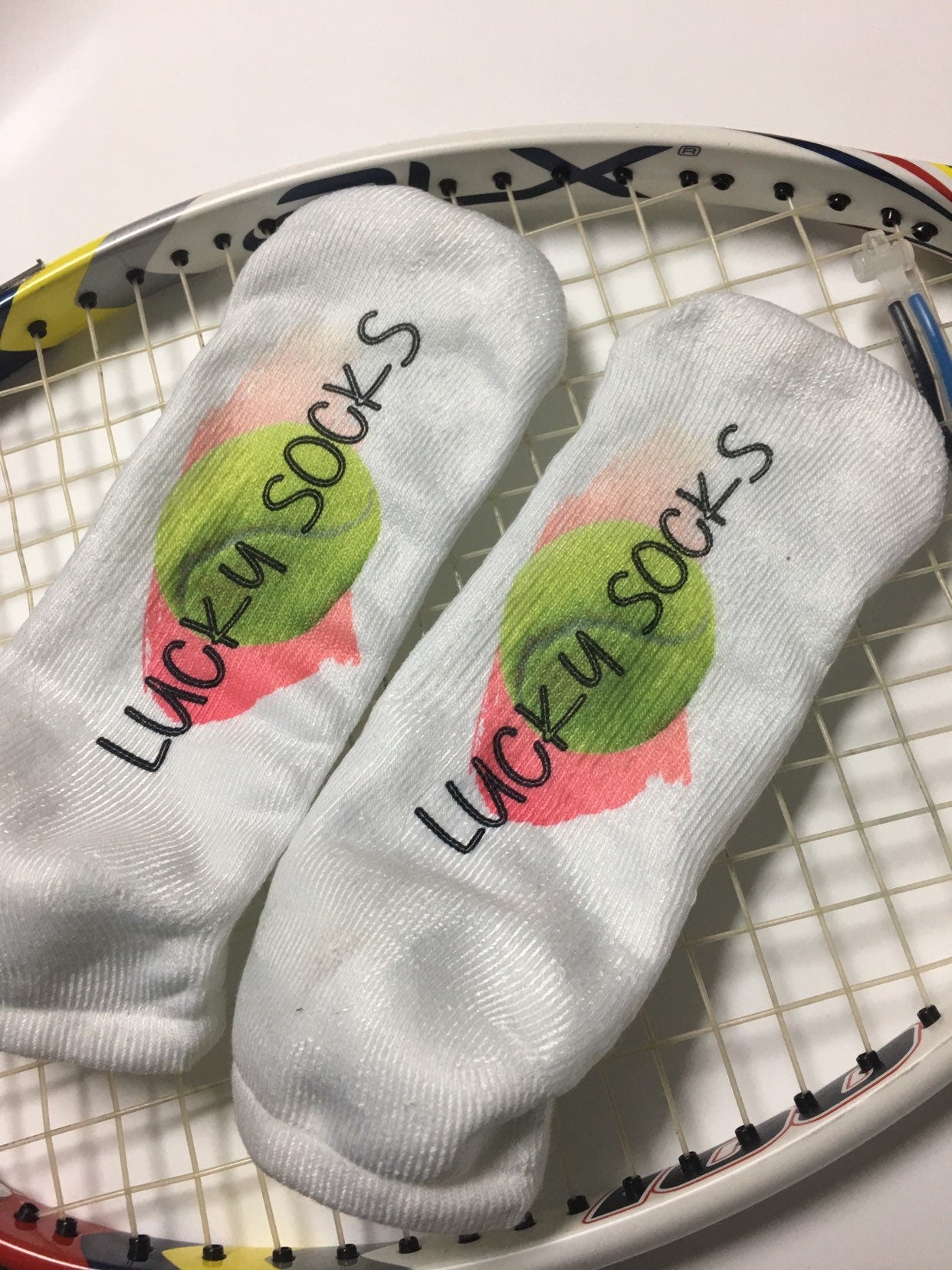 Tennis lucky socks