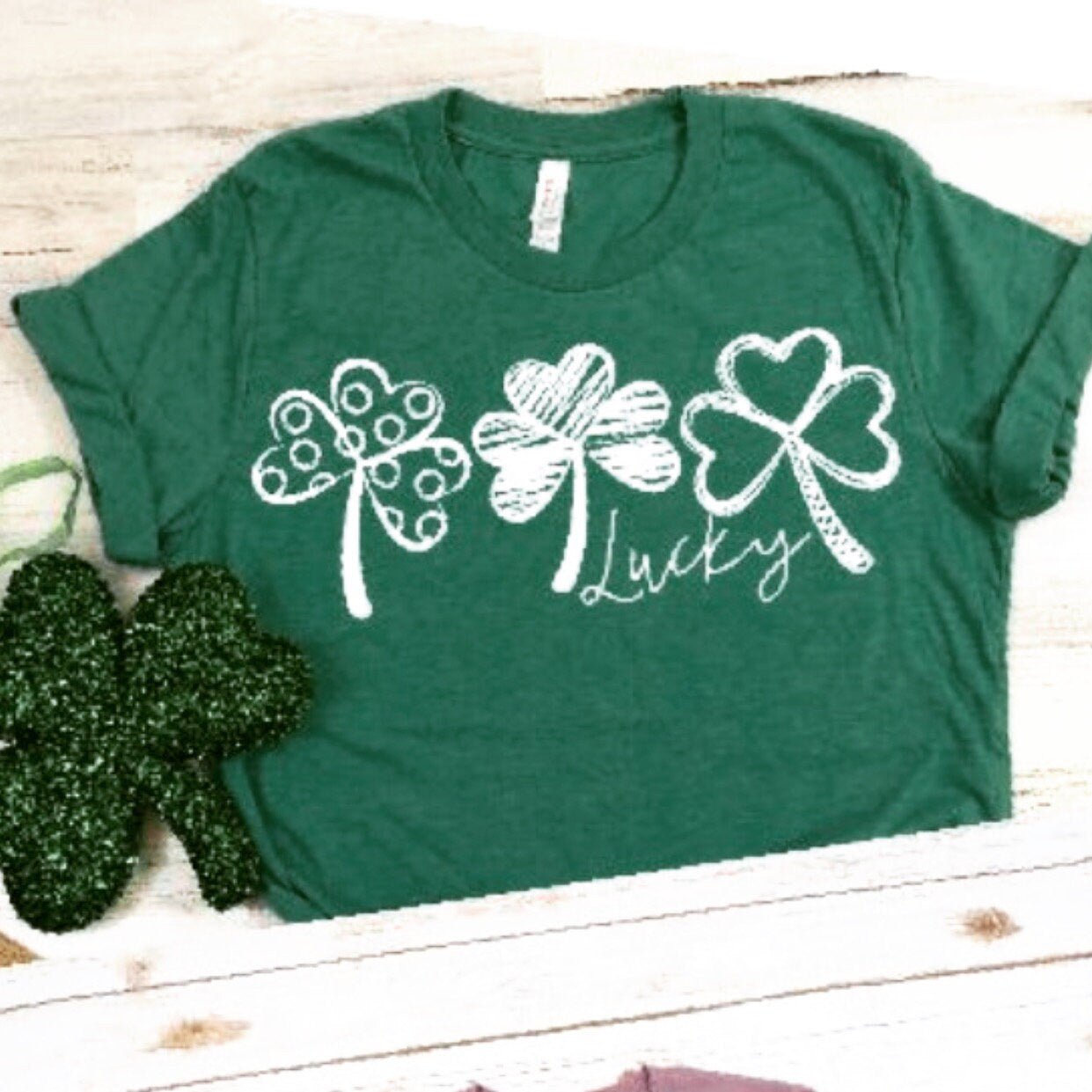 St Patricks day shirt, Lucky Shamrock shirt