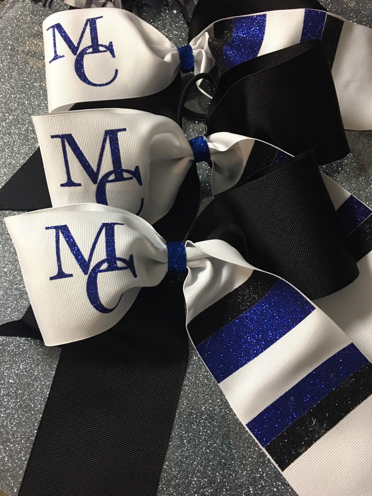 customized cheer bow, team cheer bow
