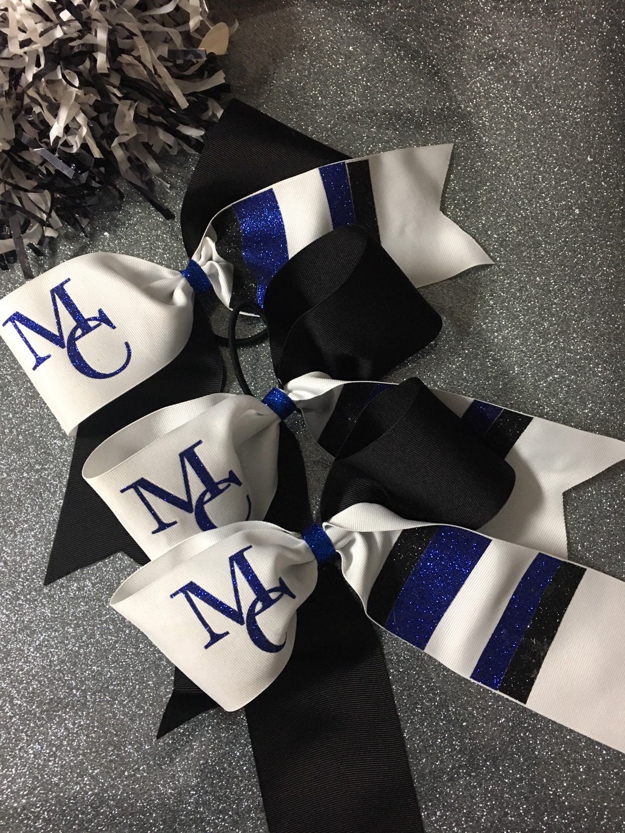 customized cheer bow, team cheer bow