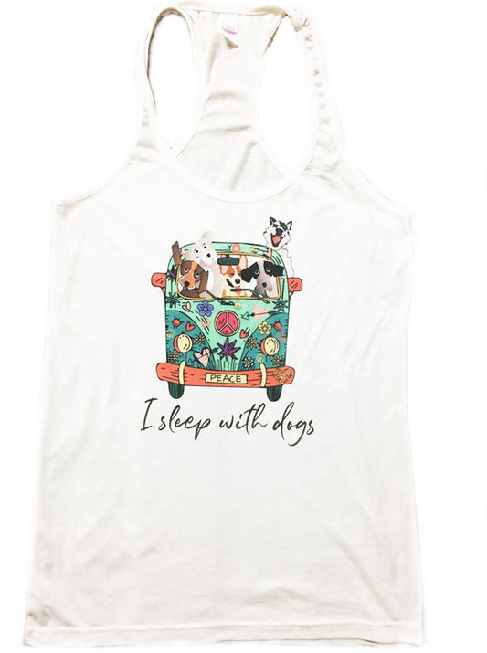Dog Tank Top, I sleep with dogs tank top