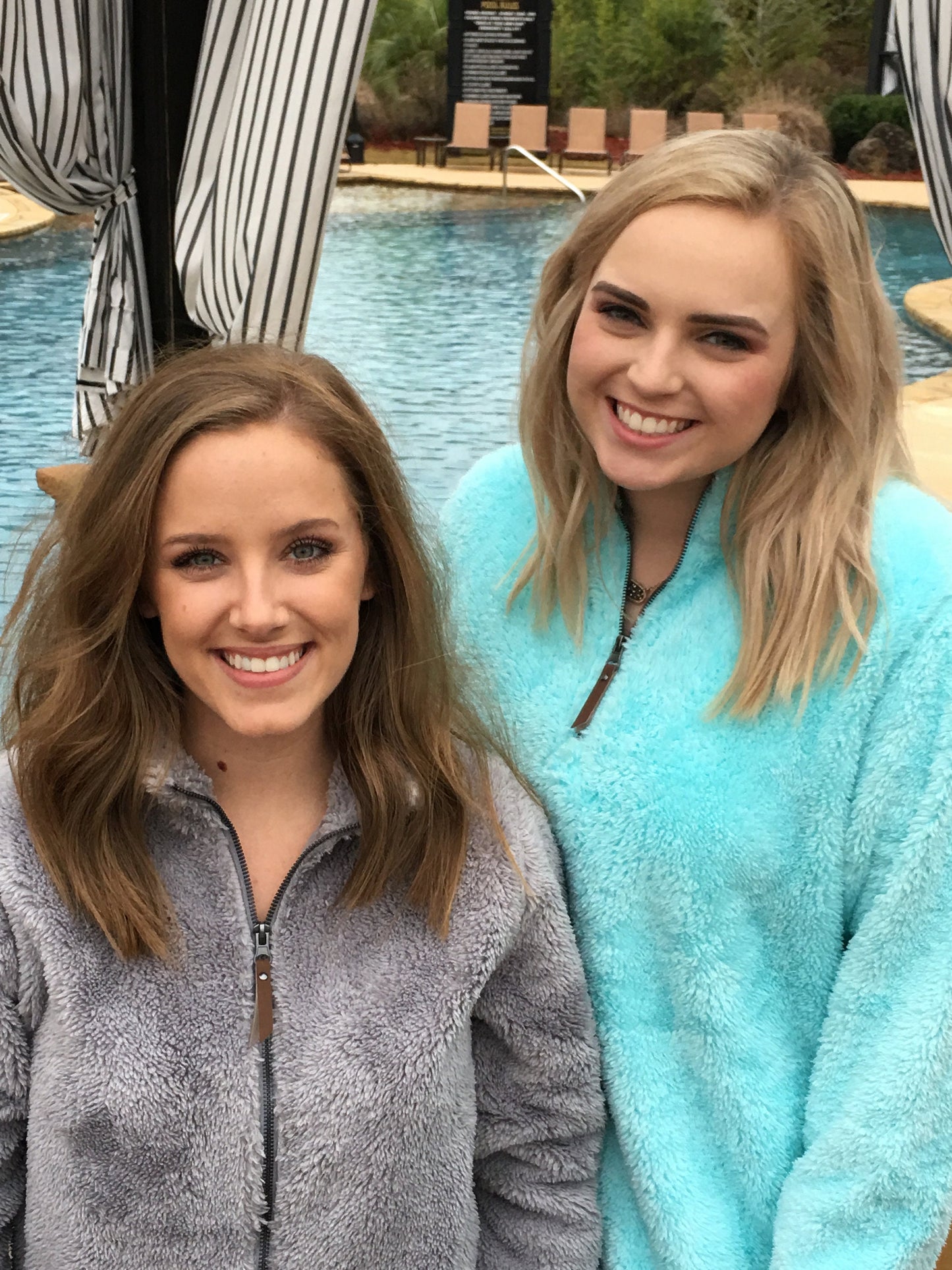 Sherpa fleece jacket, Charles River quarter zip jacket, monogrammed jacket