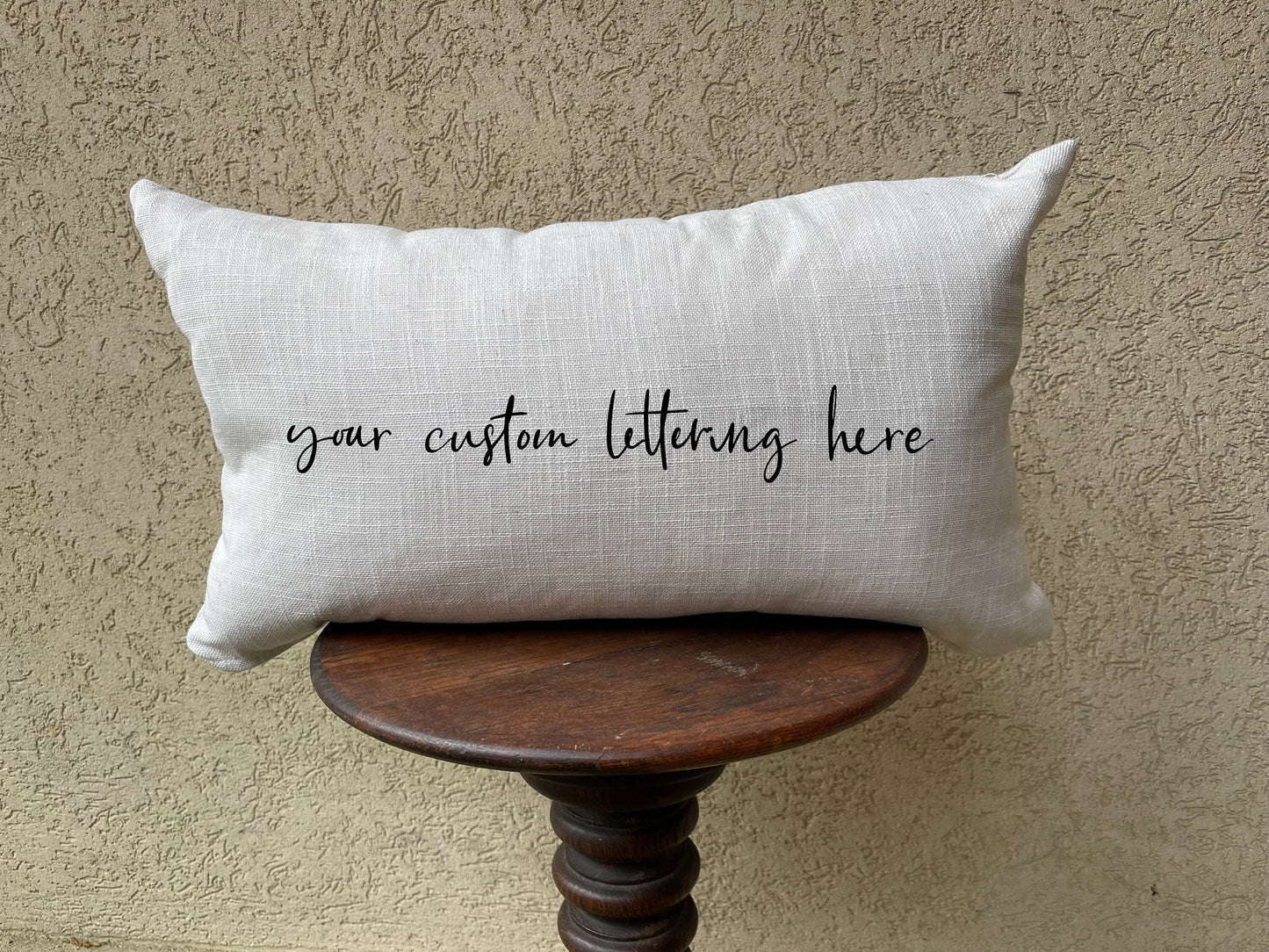 Word pillow, pillow with your lettering, nursery pillow, personalized pillow, farmhouse style pillow, pillow with words