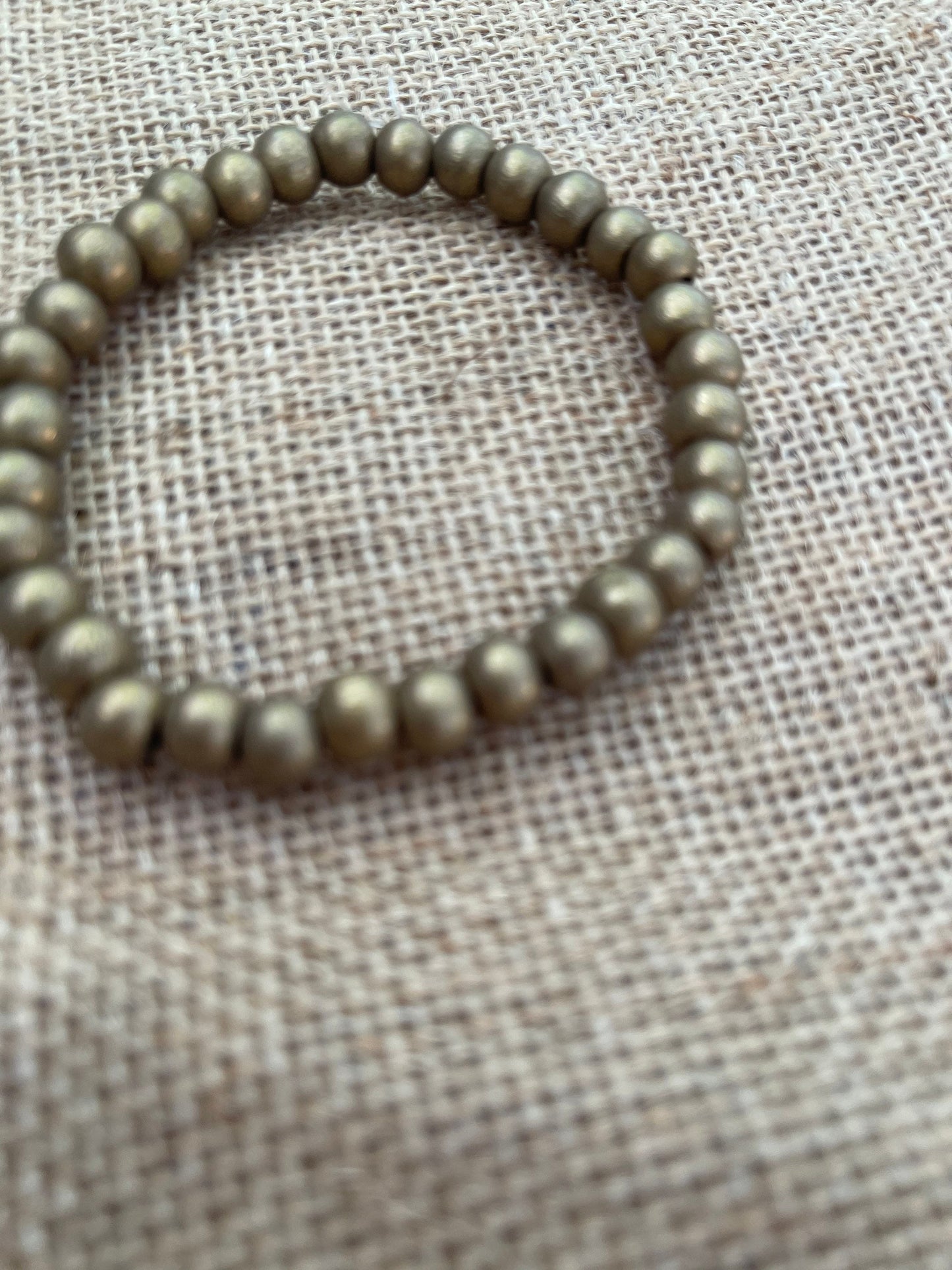 Beaded bracelet mineral tones