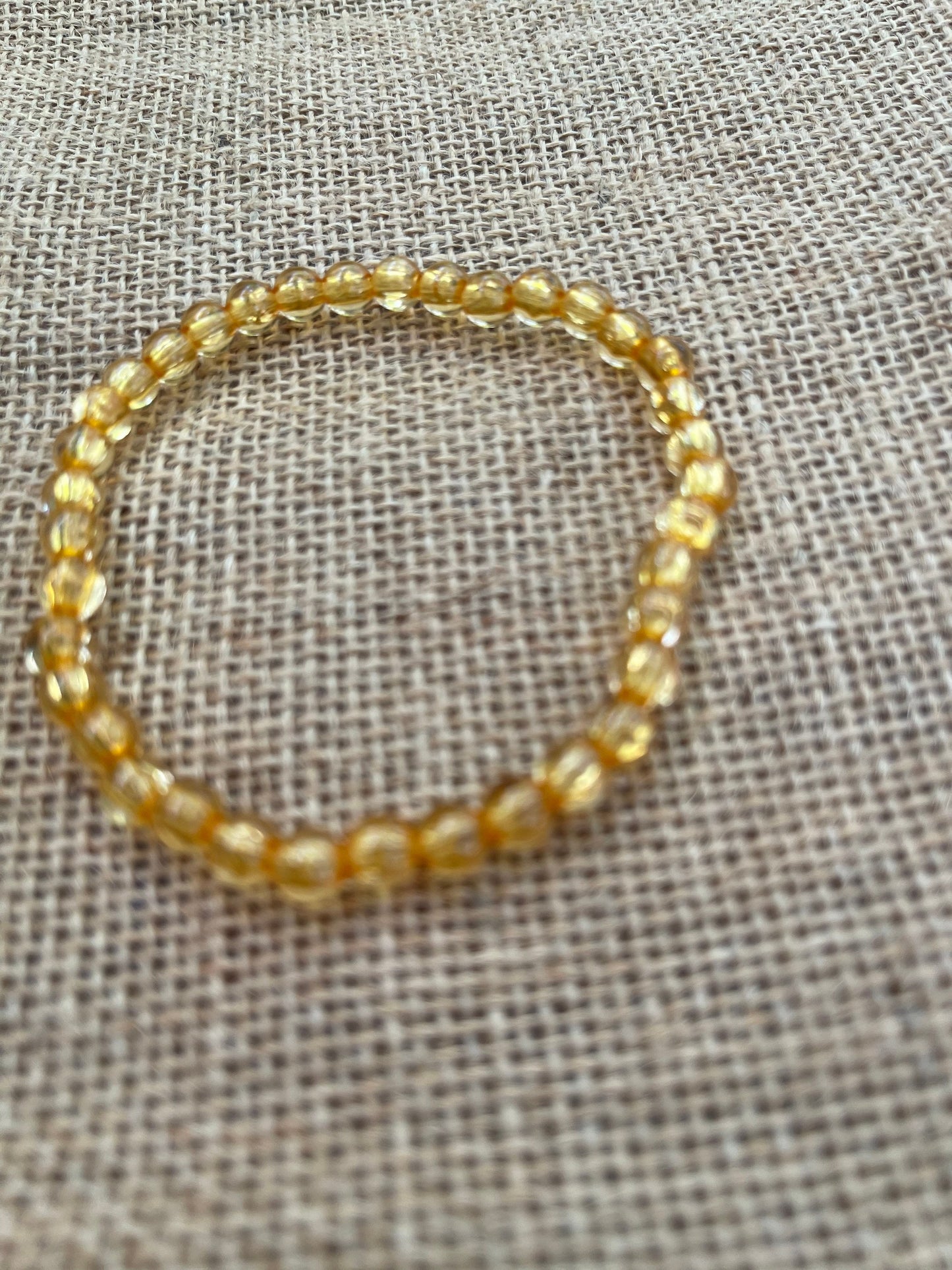 Beaded bracelet mineral tones