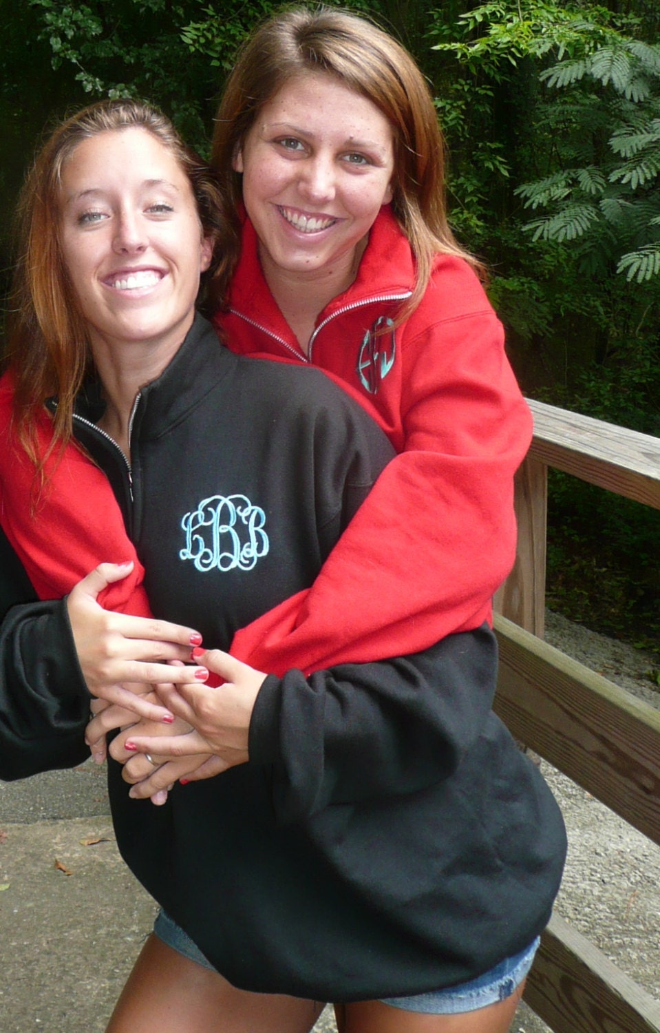 personalized sweatshirt, quarter zip sweatshirt monogrammed