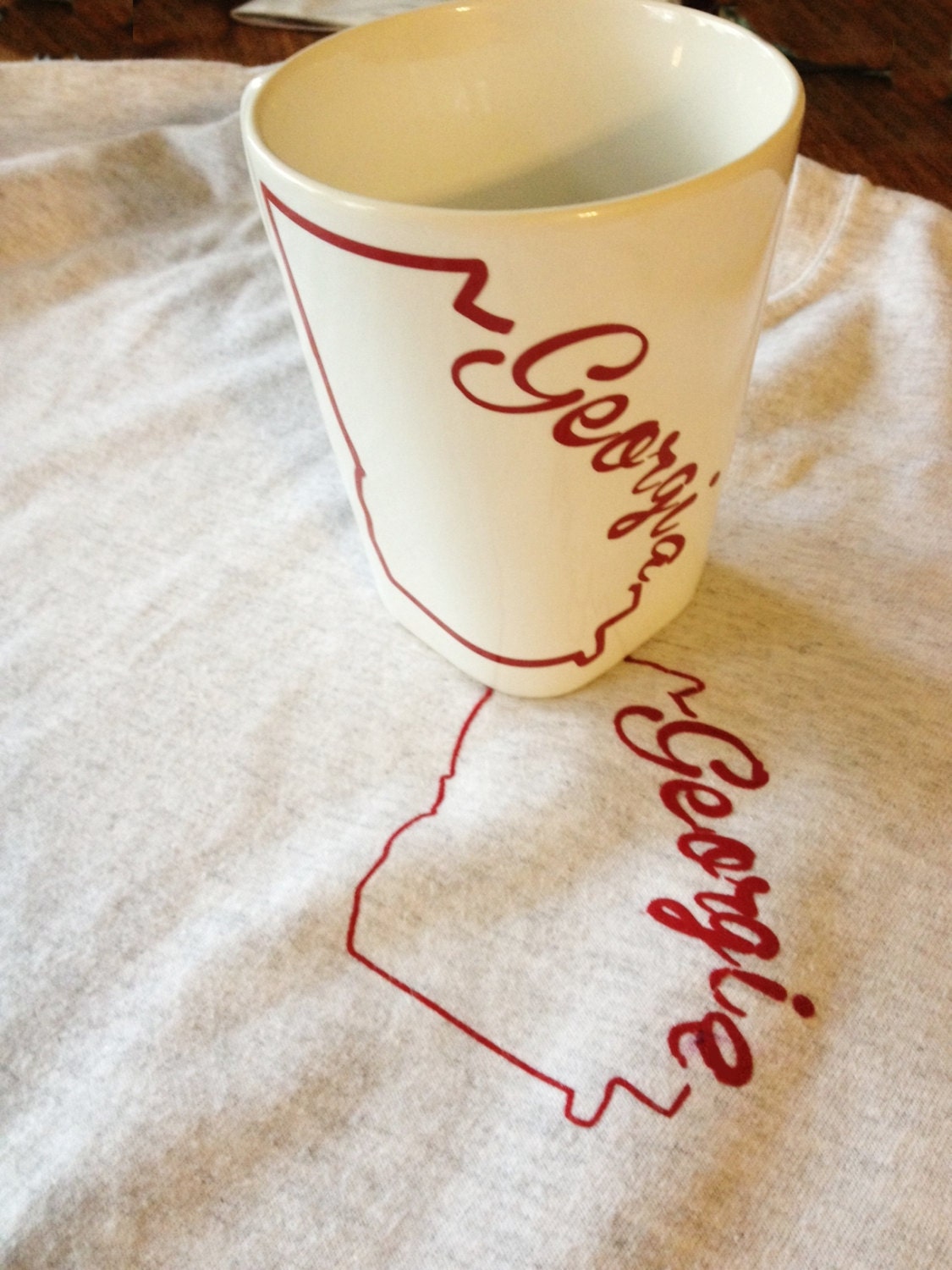 State outline mug, Georgia state mug