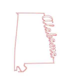 State outline mug, Georgia state mug