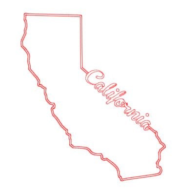 State outline mug, Georgia state mug