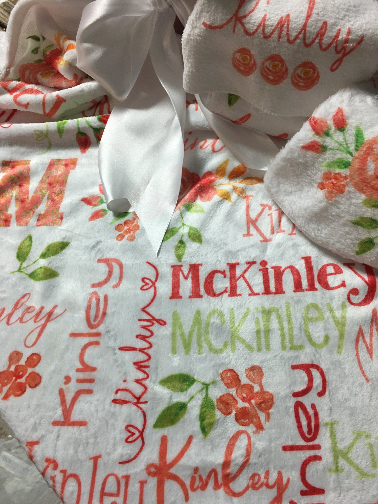 Personalized baby blanket