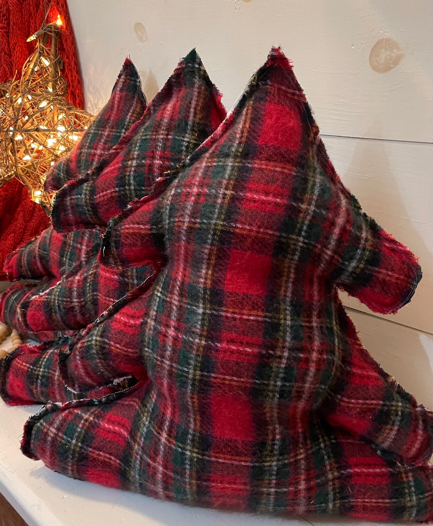 Christmas tree pillow