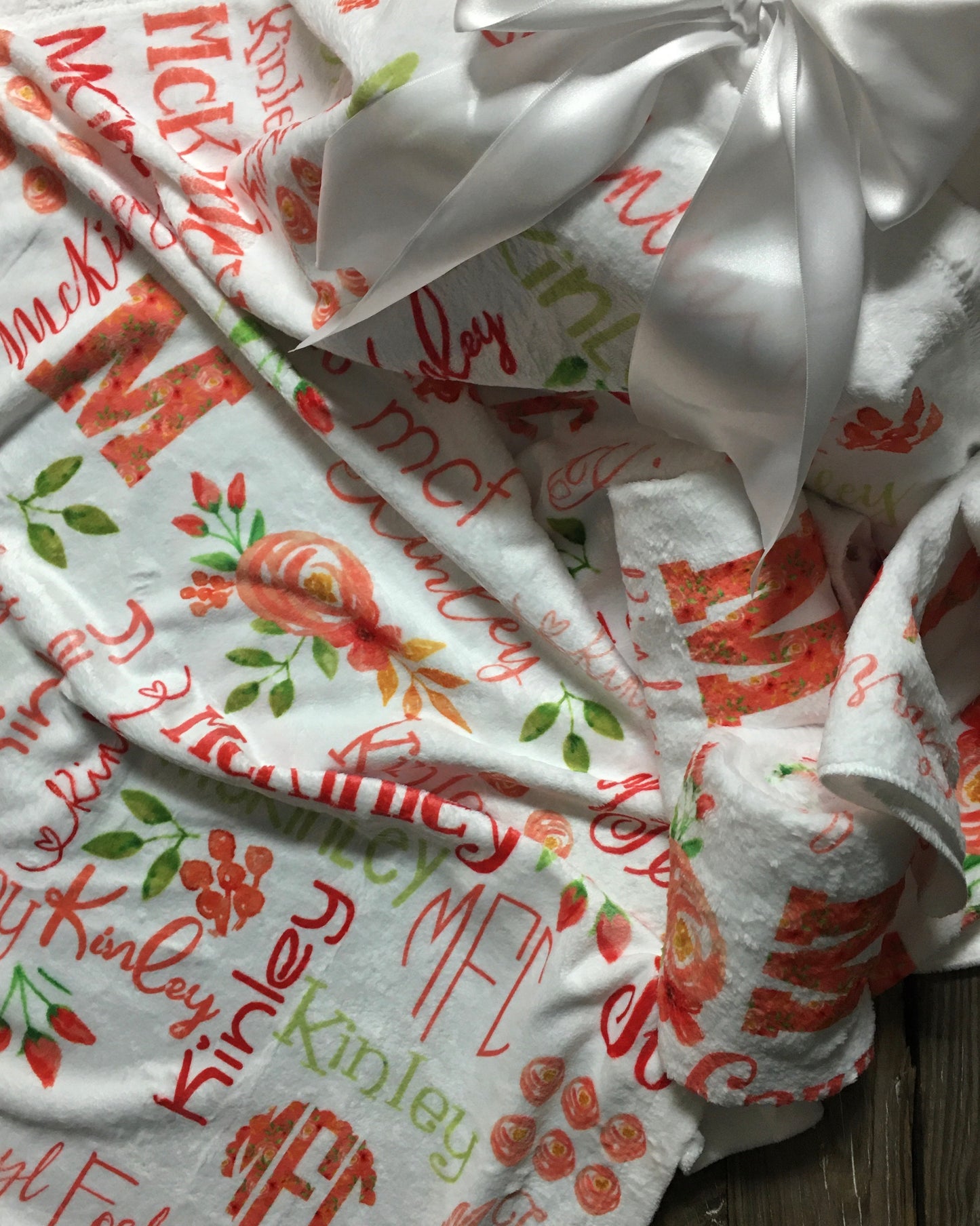 Personalized baby blanket