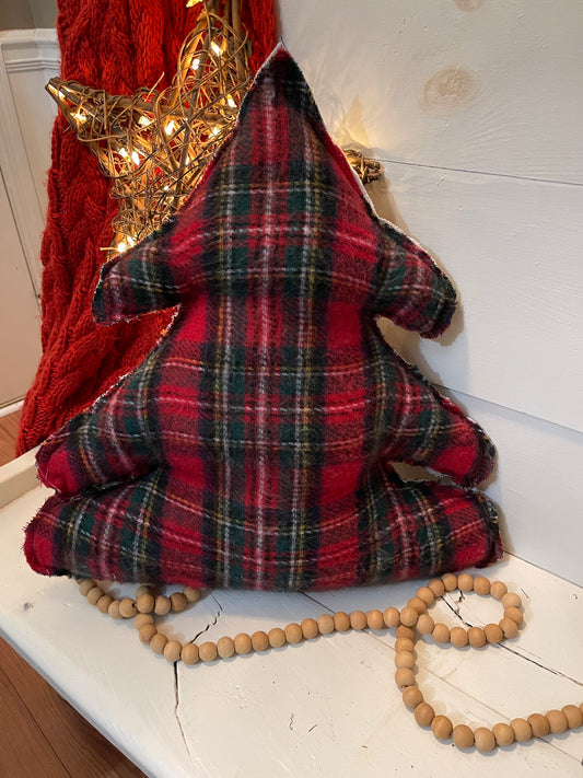 Christmas tree pillow