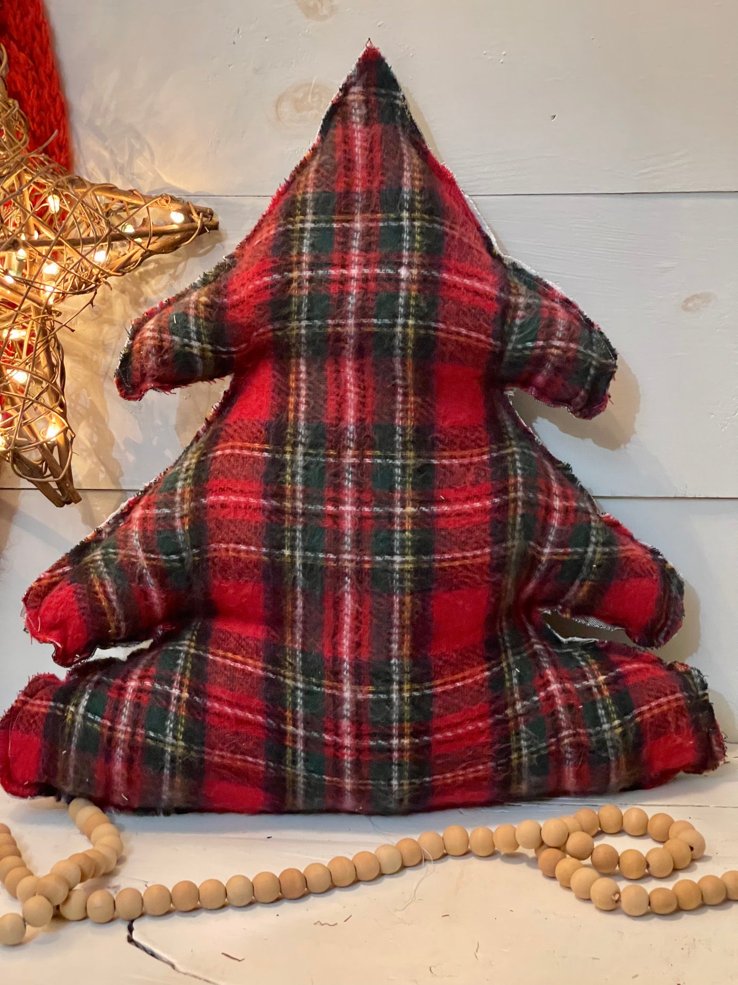 Christmas tree pillow