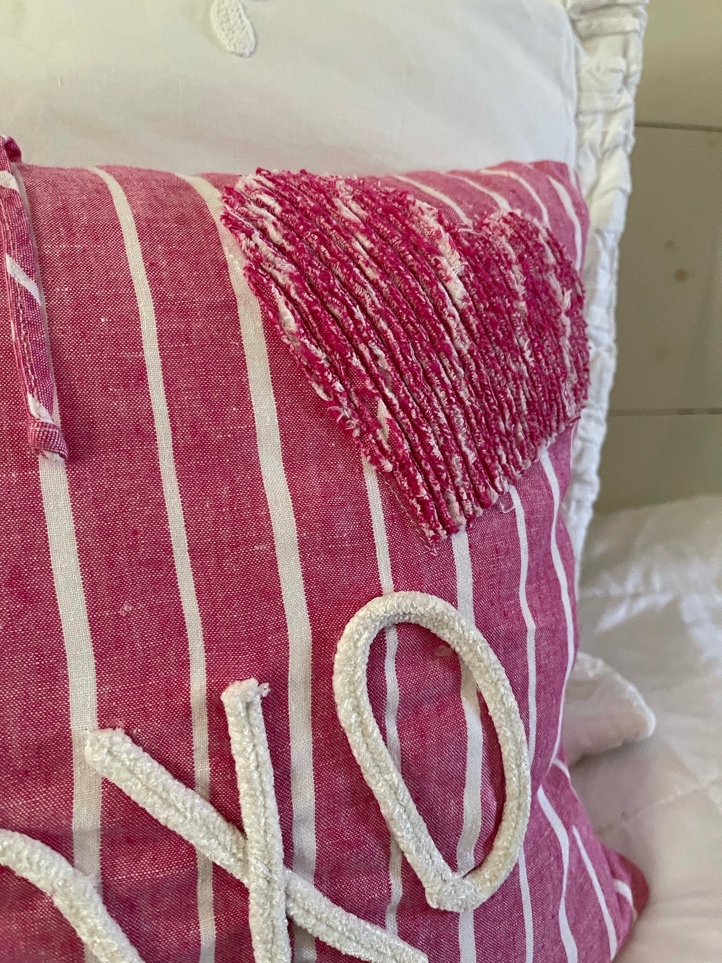 Valentine’s pillow, farmhouse pillow