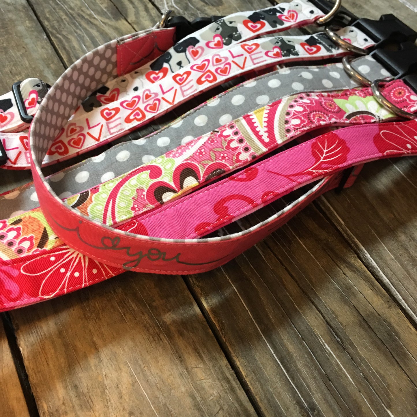 Valentines dog collar